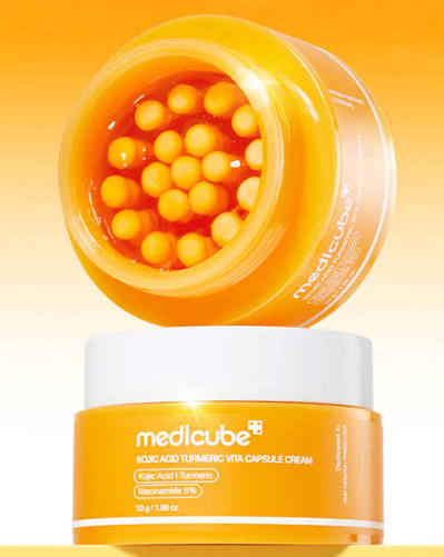 MEDICUBE CAPSULE KOJIC ACID & TURMERIC CREAM