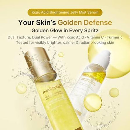 MEDICUBE JELLY MIST  KOJIC ACID TURMERIC SERUM
