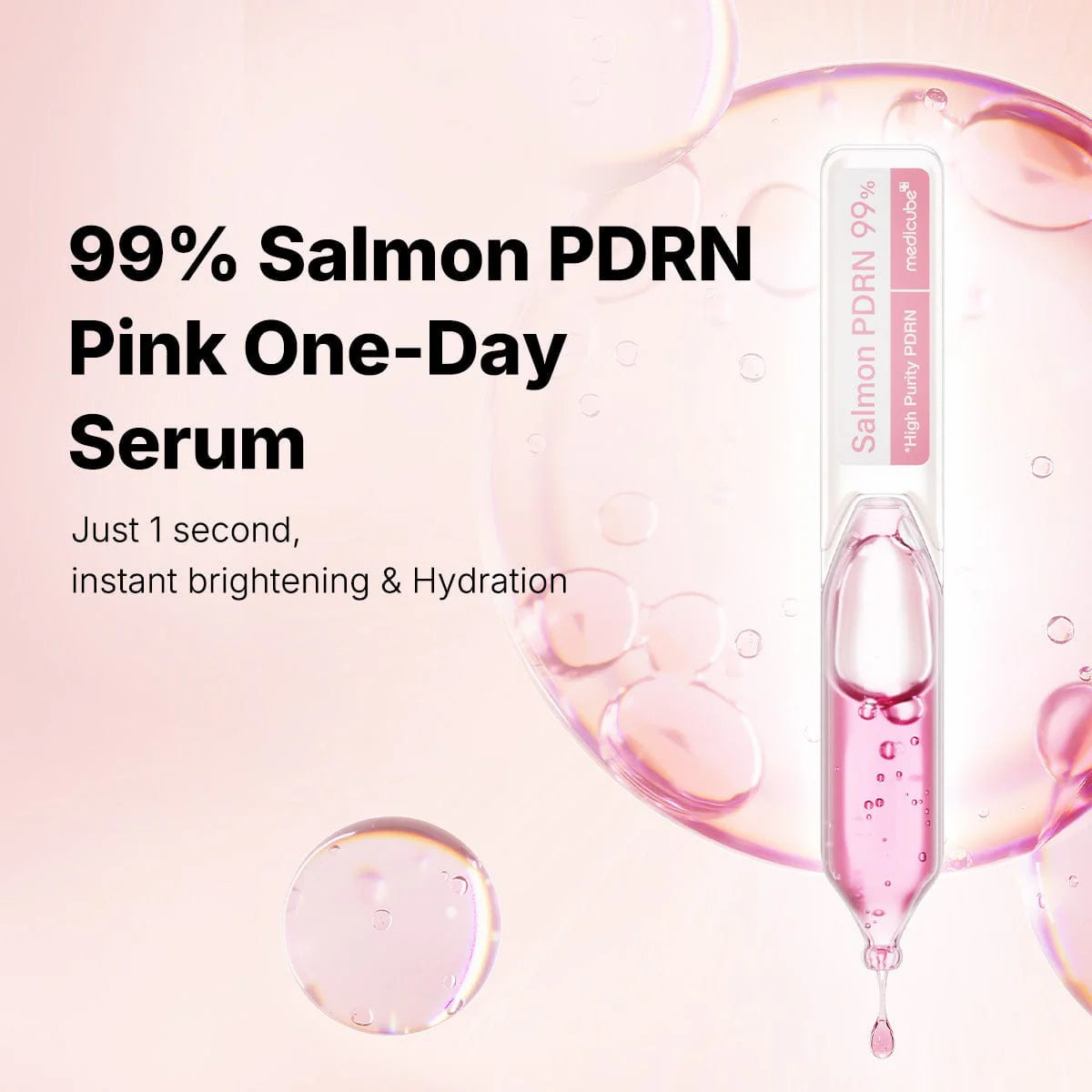 MEDICUBE SALMON DNA PDRN PINK ONE DAY SERUM 1.5 ML