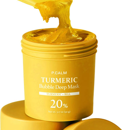 P.CALM TURMERIC BUBBLE DEEP MASK 90G