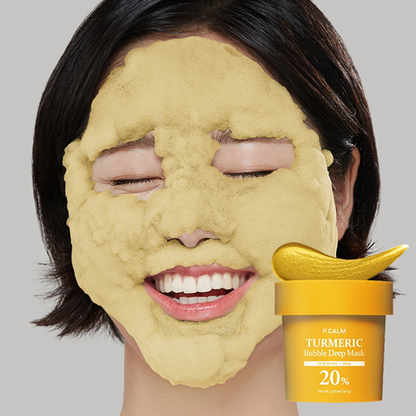 P.CALM TURMERIC BUBBLE DEEP MASK 90G